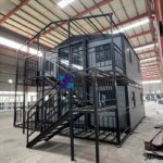 Hurricane Best Steel 2 Story Container House Double-story 30ft 40ft Expandable Container Homes - Image 2