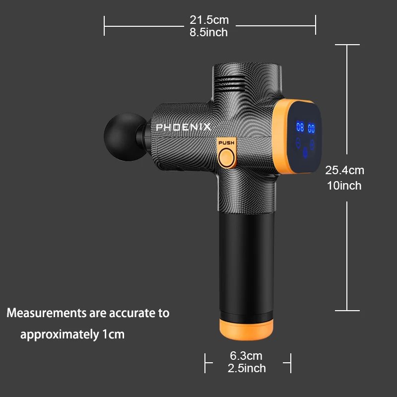 Phoenix A2 Massage Gun Muscle Relaxation Deep Tissue Massager Dynamic Vibrator Back Portable Handheld Display Fascia Gun Massage Phoenix A2 Massage Gun Muscle Relaxation Deep Tissue Massager Dynamic Vibrator Back Portable Handheld Display Fascia Gun Massage