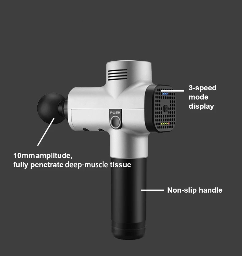 Phoenix A2 Massage Gun Muscle Relaxation Deep Tissue Massager Dynamic Vibrator Back Portable Handheld Display Fascia Gun Massage Phoenix A2 Massage Gun Muscle Relaxation Deep Tissue Massager Dynamic Vibrator Back Portable Handheld Display Fascia Gun Massage