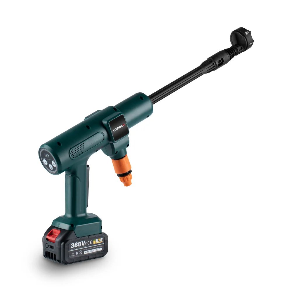 YOFIDRA 200Bar 3500W Brushless Electric High Pressure Washer 6in1 Car Washing Garden Water Spray Gun For Makita 18V Battery Pin
