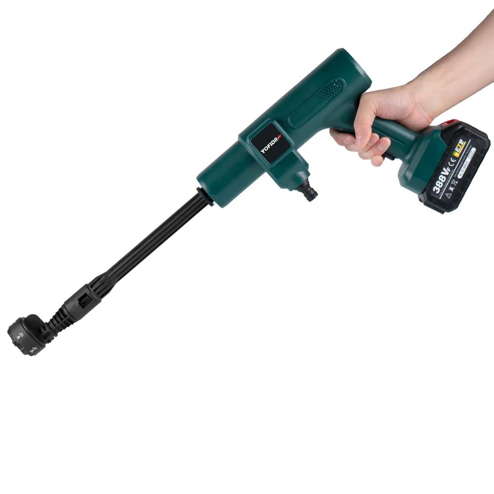 YOFIDRA 200Bar 3500W Brushless Electric High Pressure Washer 6in1 Car Washing Garden Water Spray Gun For Makita 18V Battery Pin