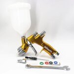 High Quality Spray Gun Ntools Car Paint Spray Gun TE20/T110 1.3/1.8mm Nozzle Paint Gun Water Based Air Spray Gun Airbrush - Image 3