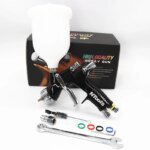 High Quality Spray Gun Ntools Car Paint Spray Gun TE20/T110 1.3/1.8mm Nozzle Paint Gun Water Based Air Spray Gun Airbrush - Image 2