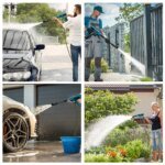 Gisam 250Bar Brushless High Pressure Car Washer Gun 4 Gears Electric Garden Washing Water Spray Gun for Makita 18V Battery Pin - Image 2