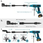 Gisam 250Bar Brushless High Pressure Car Washer Gun 4 Gears Electric Garden Washing Water Spray Gun for Makita 18V Battery Pin - Image 4