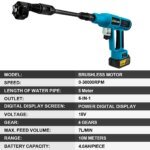 Gisam 250Bar Brushless High Pressure Car Washer Gun 4 Gears Electric Garden Washing Water Spray Gun for Makita 18V Battery Pin - Image 3