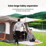 2025 Upgraded 4 Season Camping Tent 3-12 Person Waterproof Windproof Double Layer 2 Room Family Outdoor Backpacking Equipment - Image 4