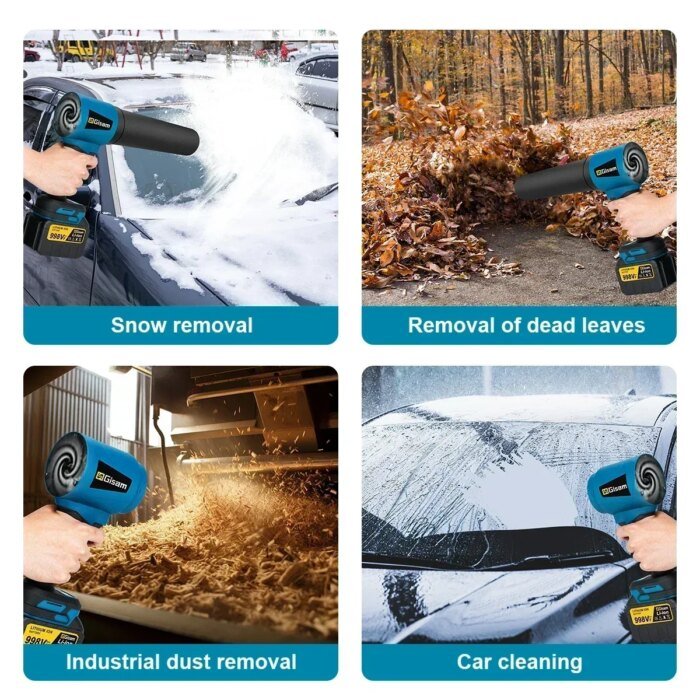Gisam 30000RPM Brushless Electric Blower 15000RPM Cordless Turbo Fan Air Blower Violent Power Tools for Makita 18V Battery Pin - Image 4