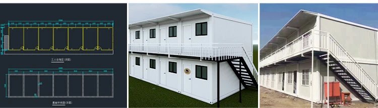 Prefab House Customizable Colors 20ft/40ft Modular Container Homes Mobile Tiny House 30ft Eco-Friendly Quick Installation