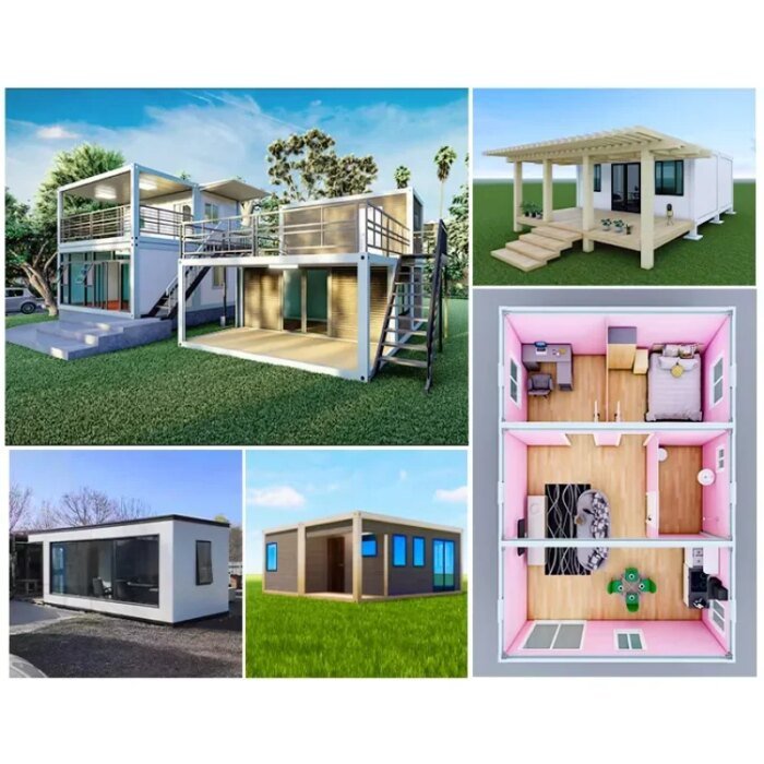 Prefab House Customizable Colors 20ft/40ft Modular Container Homes Mobile Tiny House 30ft Eco-Friendly Quick Installation - Image 6