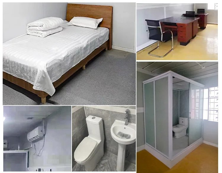 Prefab House Customizable Colors 20ft/40ft Modular Container Homes Mobile Tiny House 30ft Eco-Friendly Quick Installation