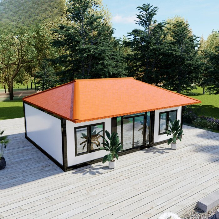 Prefab House Customizable Colors 20ft/40ft Modular Container Homes Mobile Tiny House 30ft Eco-Friendly Quick Installation - Image 2