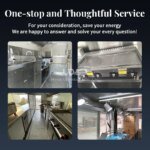 16ft Outdoor Bbq Food Trailer Mobile Kitchen Fully Equipped Concession Food Trailer Pizza Taco Food Truck for Sale - Image 5
