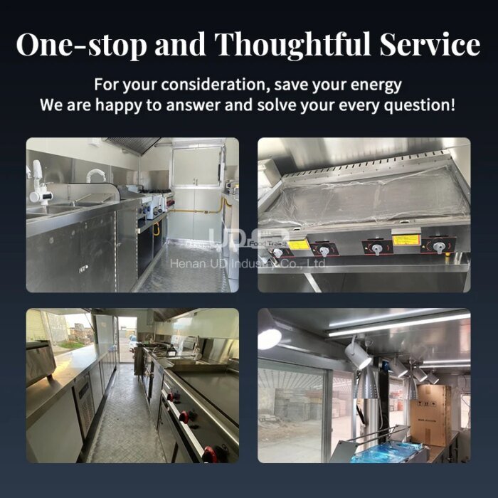16ft Outdoor Bbq Food Trailer Mobile Kitchen Fully Equipped Concession Food Trailer Pizza Taco Food Truck for Sale - Image 5