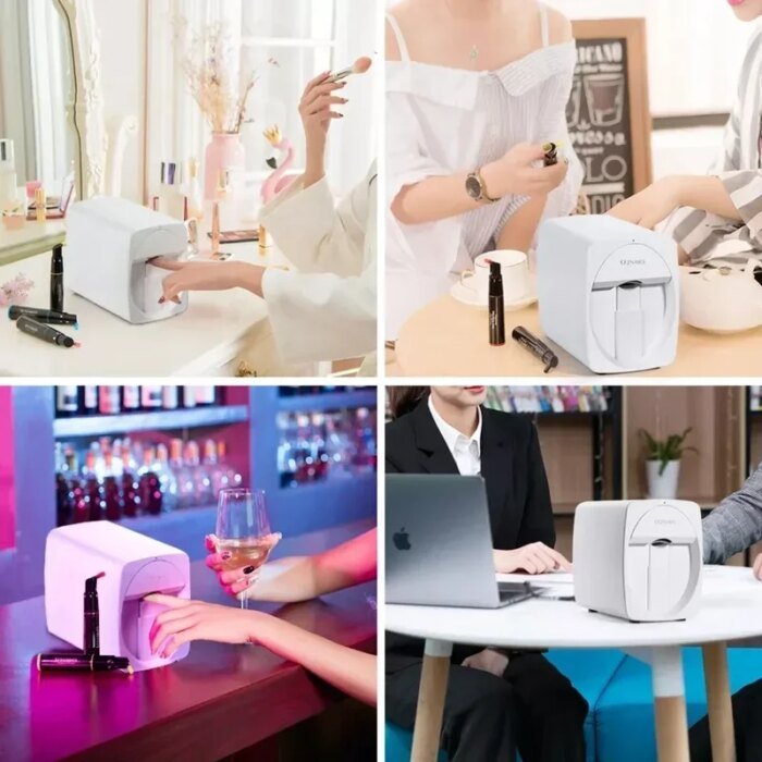 Smart Nail Printer 3D Portable Mobile Nail Painting Machine 2400DPI Printing Resolution Support WiFi/DIY for Home Nail Salon - Image 6