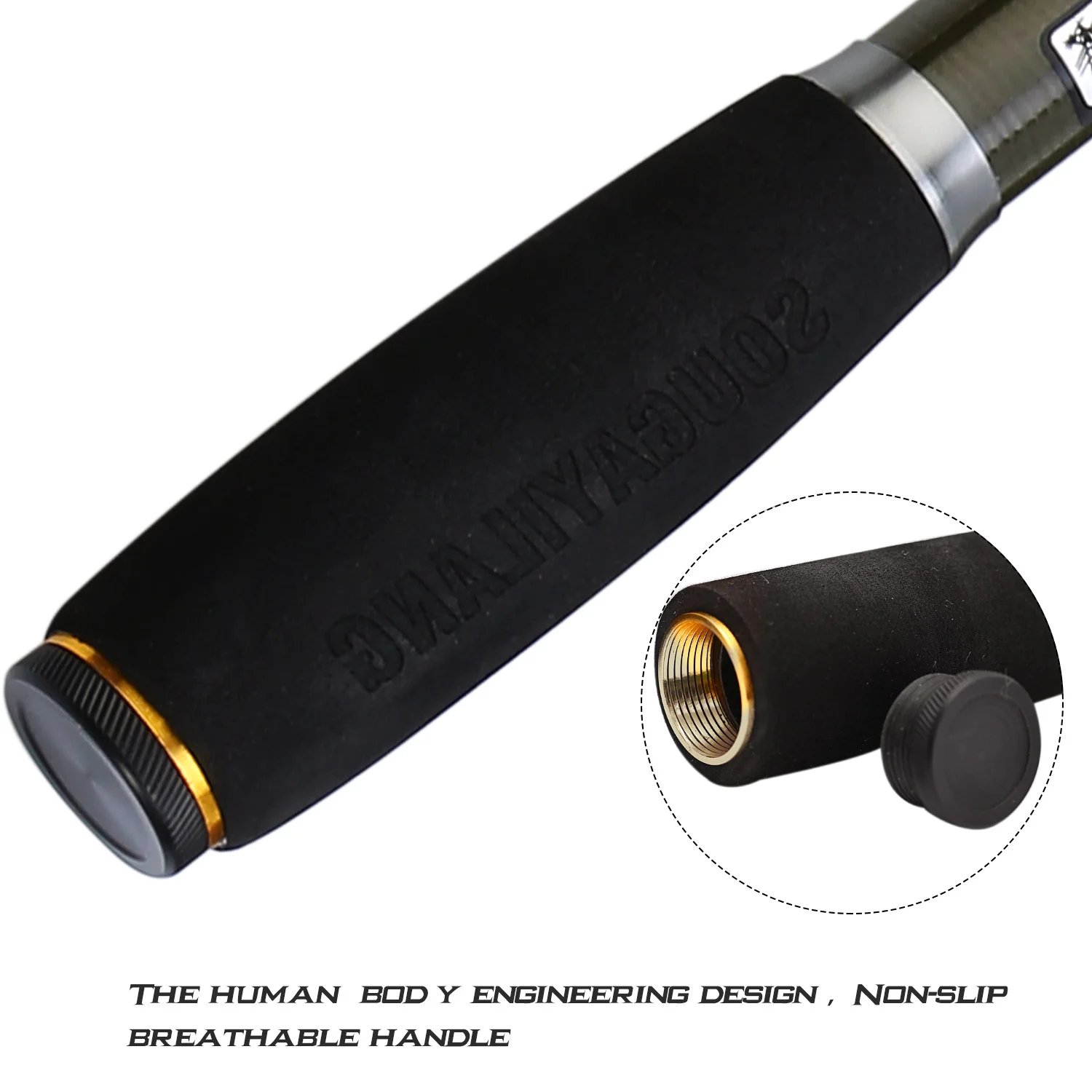 Sougayilang 1.8-2.7m Telescopic Pole and 5.1:1 High-Speed Gear Ratio Aluminim Spool Fishing Reel with Fishing Line Lure Bag Kit Sougayilang 1.8-2.7m Telescopic Pole and 5.1:1 High-Speed Gear Ratio Aluminim Spool Fishing Reel with Fishing Line Lure Bag Kit