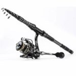 Carbon Travel Spinning Combo 1.8m-2.1m - 5.2:1 Reel, Collapsible Saltwater/Lure Rod with Spinning Reel Ultra-Light Fishing Kit - Image 6