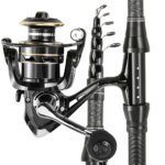 Carbon Travel Spinning Combo 1.8m-2.1m - 5.2:1 Reel, Collapsible Saltwater/Lure Rod with Spinning Reel Ultra-Light Fishing Kit - Image 5
