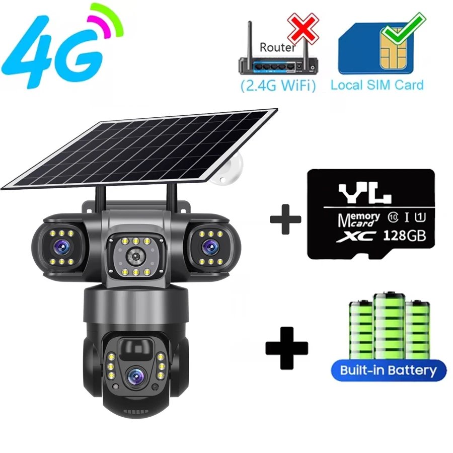 4G Camera 128G Card