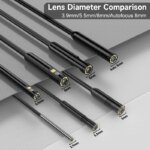 Industrial Endoscope 4.3'' IPS Screen Autofocus Camera HD1080P Single Dual Triple Lens USB Probe Car Inspection Borescope LEDs - Image 3