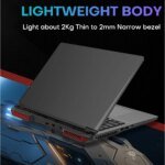 Xiaman 16" Gaming Laptop intel Core i7-6700HQ GTX 1060 Notebook PC IPS 1920*1200 16GB DDR4 1TB SSD Windows 11 Pro Laptop Gamer - Image 5