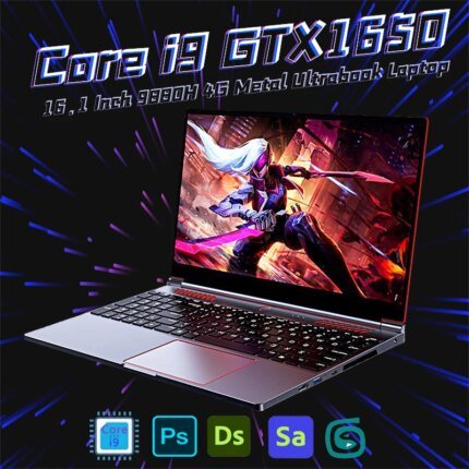 16.1 Inch Gaming Laptop Computer RTX4050 6G Intel Core i9-12900H i9-10885H windows11 RAM Max 64GB DDR4 2*M.2 NVME 4TB SSD WiFi