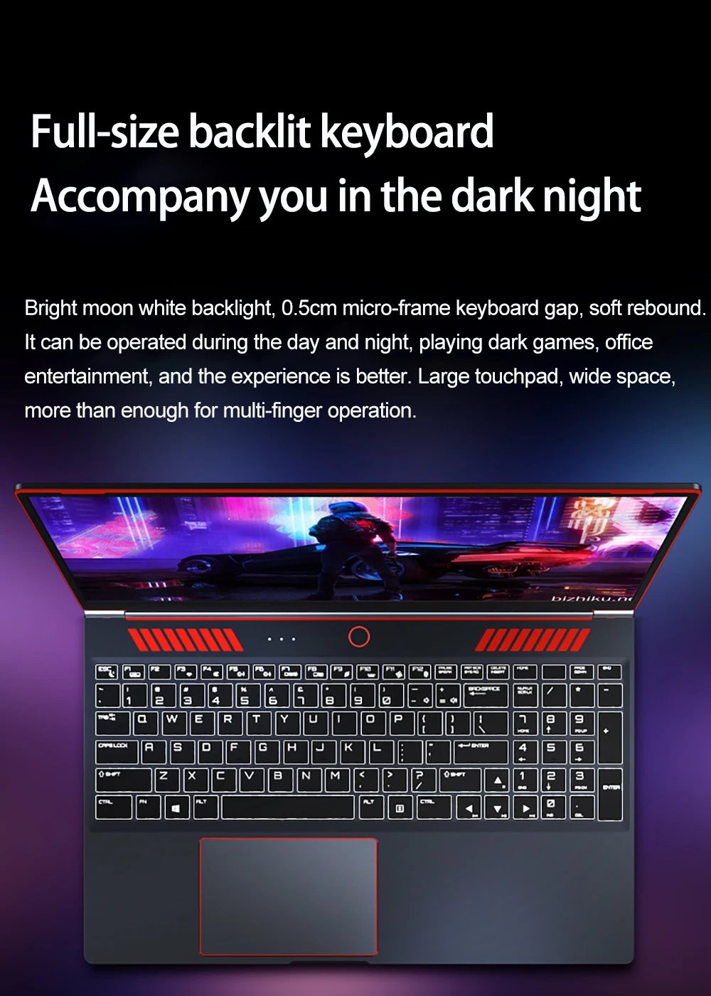 16.1 Inch Gaming Laptop Computer RTX4050 6G Intel Core i9-12900H i9-10885H windows11 RAM Max 64GB DDR4 2*M.2 NVME 4TB SSD WiFi