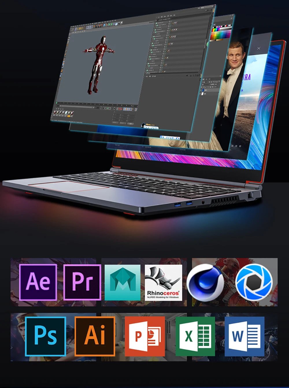16.1 Inch Gaming Laptop Computer RTX4050 6G Intel Core i9-12900H i9-10885H windows11 RAM Max 64GB DDR4 2*M.2 NVME 4TB SSD WiFi