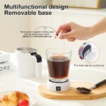 380ML Automatic Stirring Cup Rechargeable Electric Self Mixing Coffee Mug Portable Tea Milk Drinking Cup Rotating Magnetic Tools - Image 3