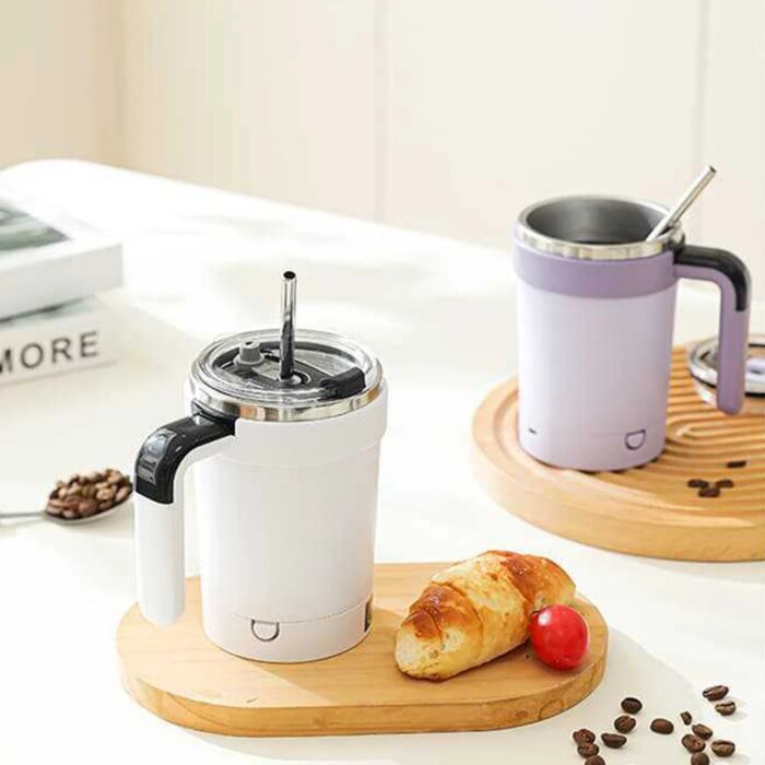 380ML Automatic Stirring Cup Rechargeable Electric Self Mixing Coffee Mug Portable Tea Milk Drinking Cup Rotating Magnetic Tools - Image 2