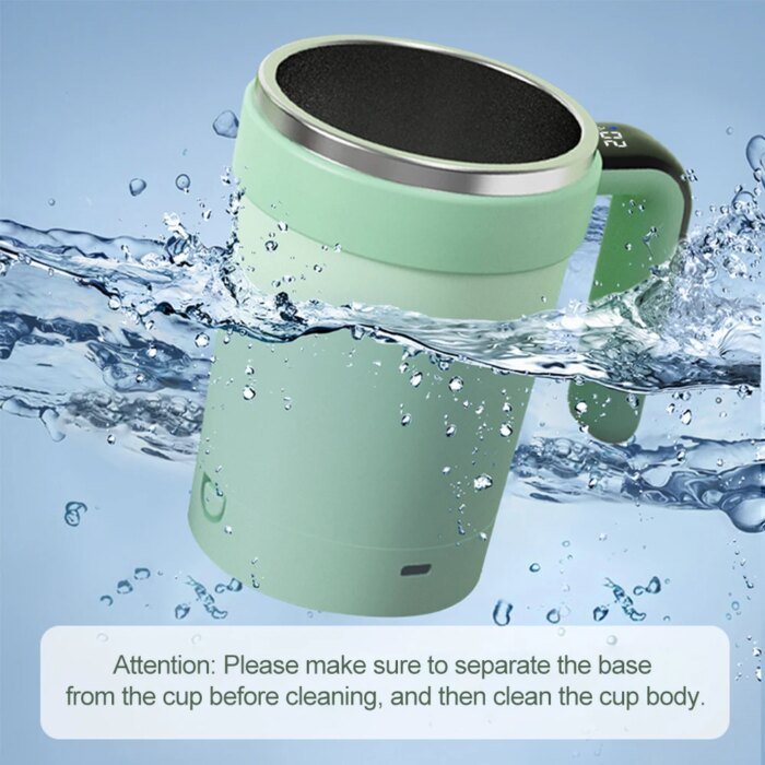 380ML Automatic Stirring Cup Rechargeable Electric Self Mixing Coffee Mug Portable Tea Milk Drinking Cup Rotating Magnetic Tools - Image 4