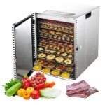 220V 110V Dry Fruit Machine Food Dehydration Dryer Fruit Dryer Commercial Stainless Steel Food Dryer Dried Vegetables Pet Snacks - Image 6