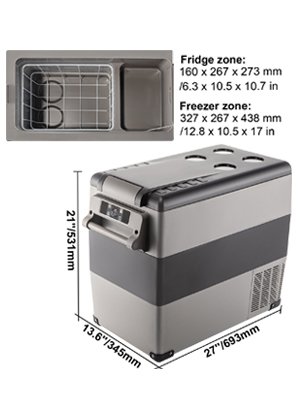 SucceBuy 20L 22L 35L 45L 55L Car Refrigerator Mini Fridge Freezer Portable Compressor Cooler DC 110-240V Ice Box for Camping SucceBuy 20L 22L 35L 45L 55L Car Refrigerator Mini Fridge Freezer Portable Compressor Cooler DC 110-240V Ice Box for Camping