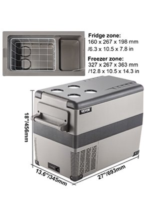 SucceBuy 20L 22L 35L 45L 55L Car Refrigerator Mini Fridge Freezer Portable Compressor Cooler DC 110-240V Ice Box for Camping SucceBuy 20L 22L 35L 45L 55L Car Refrigerator Mini Fridge Freezer Portable Compressor Cooler DC 110-240V Ice Box for Camping