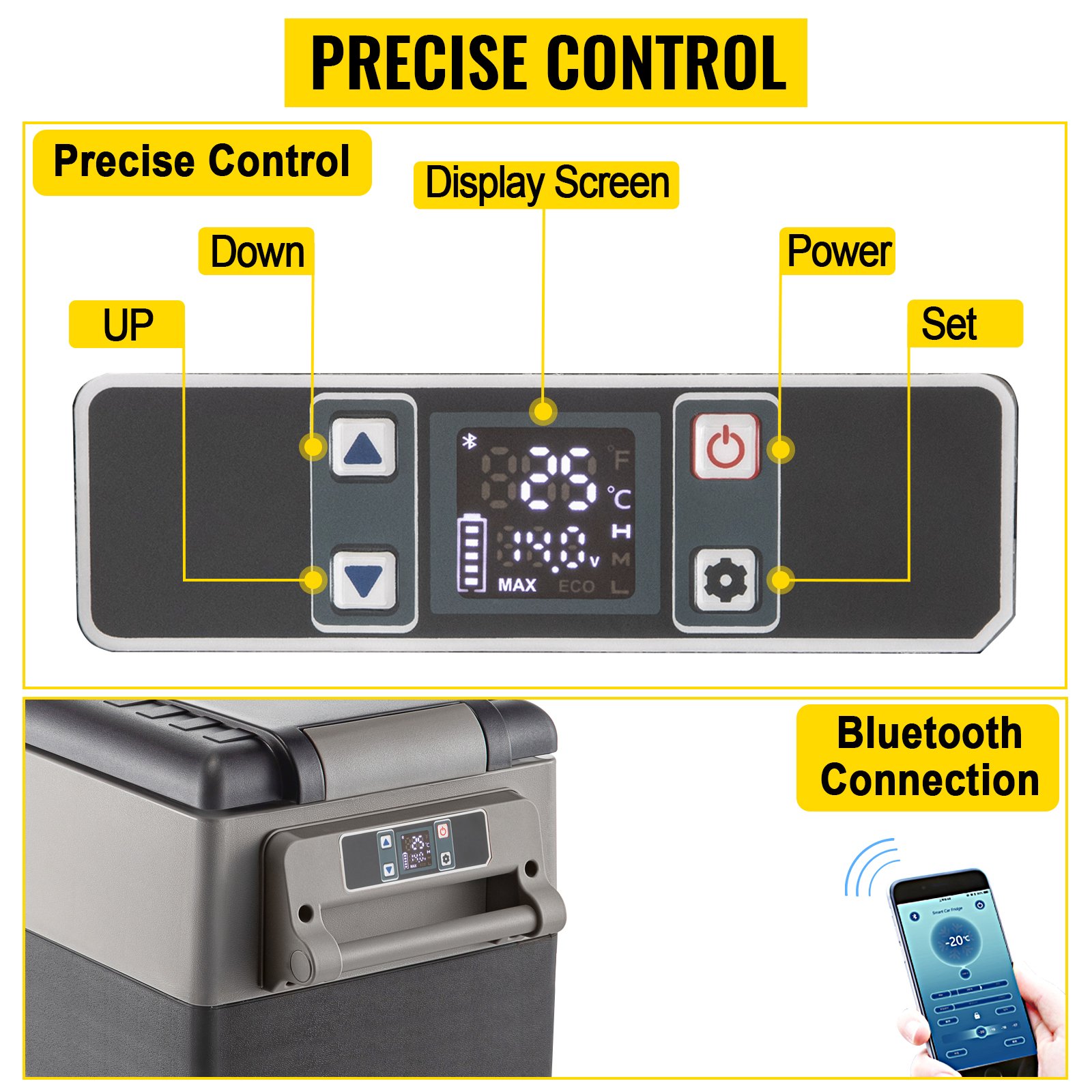 SucceBuy 20L 22L 35L 45L 55L Car Refrigerator Mini Fridge Freezer Portable Compressor Cooler DC 110-240V Ice Box for Camping SucceBuy 20L 22L 35L 45L 55L Car Refrigerator Mini Fridge Freezer Portable Compressor Cooler DC 110-240V Ice Box for Camping