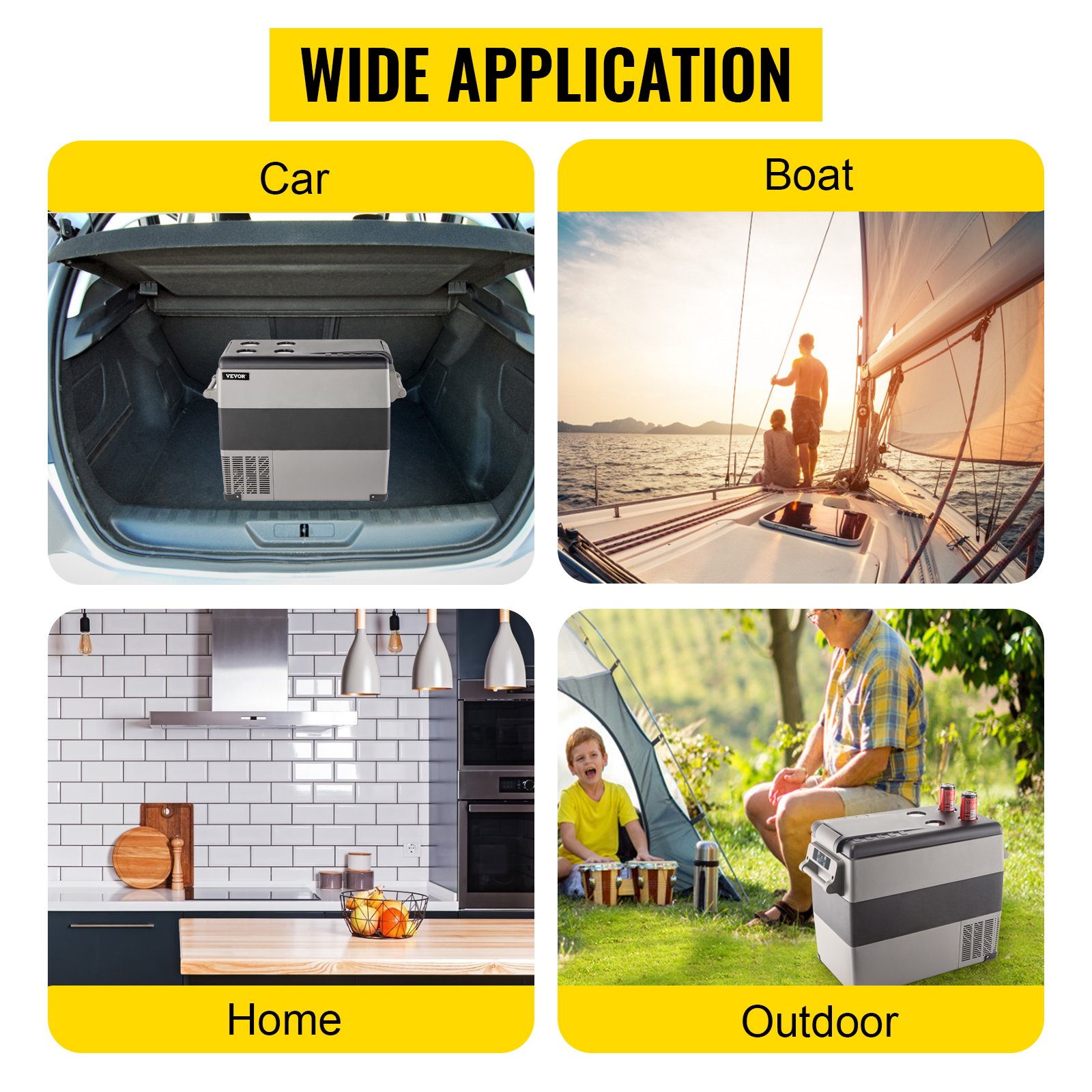 SucceBuy 20L 22L 35L 45L 55L Car Refrigerator Mini Fridge Freezer Portable Compressor Cooler DC 110-240V Ice Box for Camping SucceBuy 20L 22L 35L 45L 55L Car Refrigerator Mini Fridge Freezer Portable Compressor Cooler DC 110-240V Ice Box for Camping