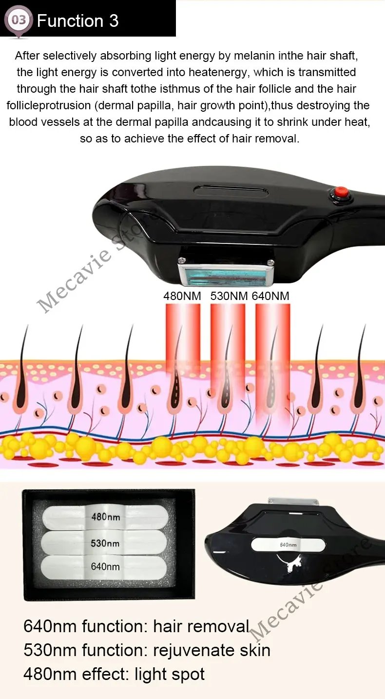 2025 Portable 4IN1 RF IPL OPT Soprano Ice Titanium 808nm Diode Laser Hair Removal Machine Picosecond PICO Tattoo Removal Device