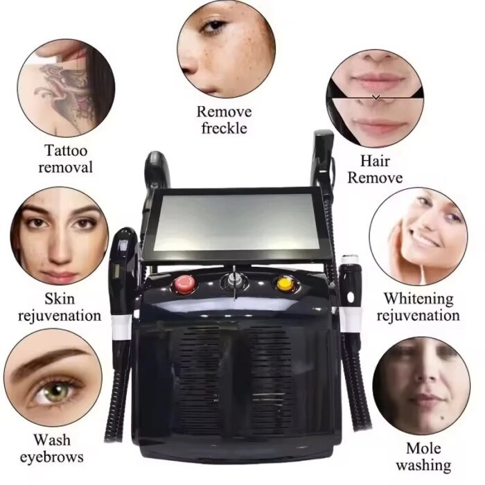2025 Portable 4IN1 RF IPL OPT Soprano Ice Titanium 808nm Diode Laser Hair Removal Machine Picosecond PICO Tattoo Removal Device - Image 2