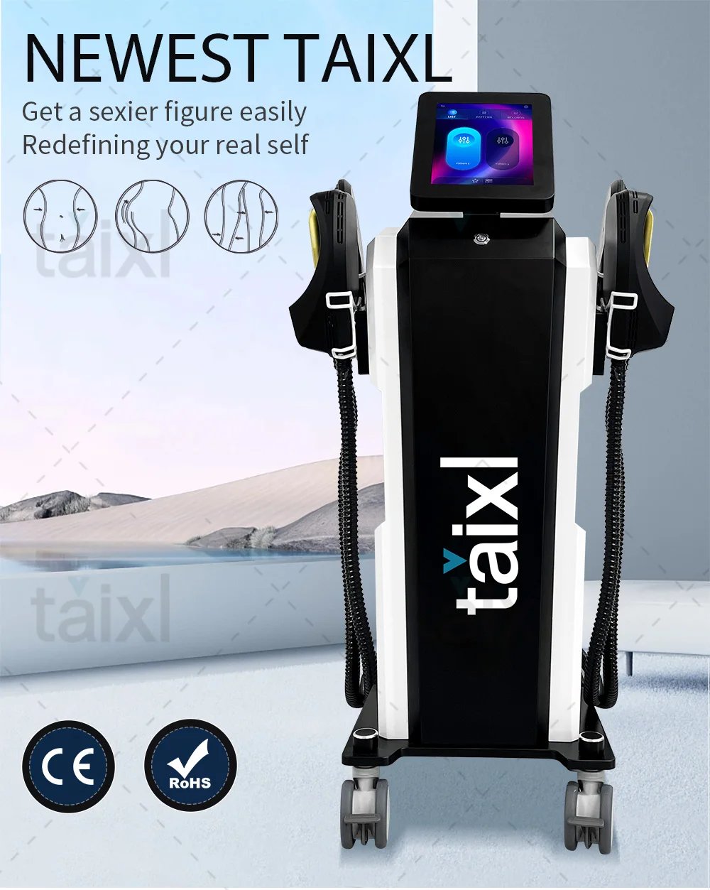 EMS Body Sculpt 15Tesla 6500w Body Slimming EMS Fat Burning Muscle Sculpting Electromagnetic Stimulate Sculpt Therapy Machine EMS Body Sculpt 15Tesla 6500w Body Slimming EMS Fat Burning Muscle Sculpting Electromagnetic Stimulate Sculpt Therapy Machine