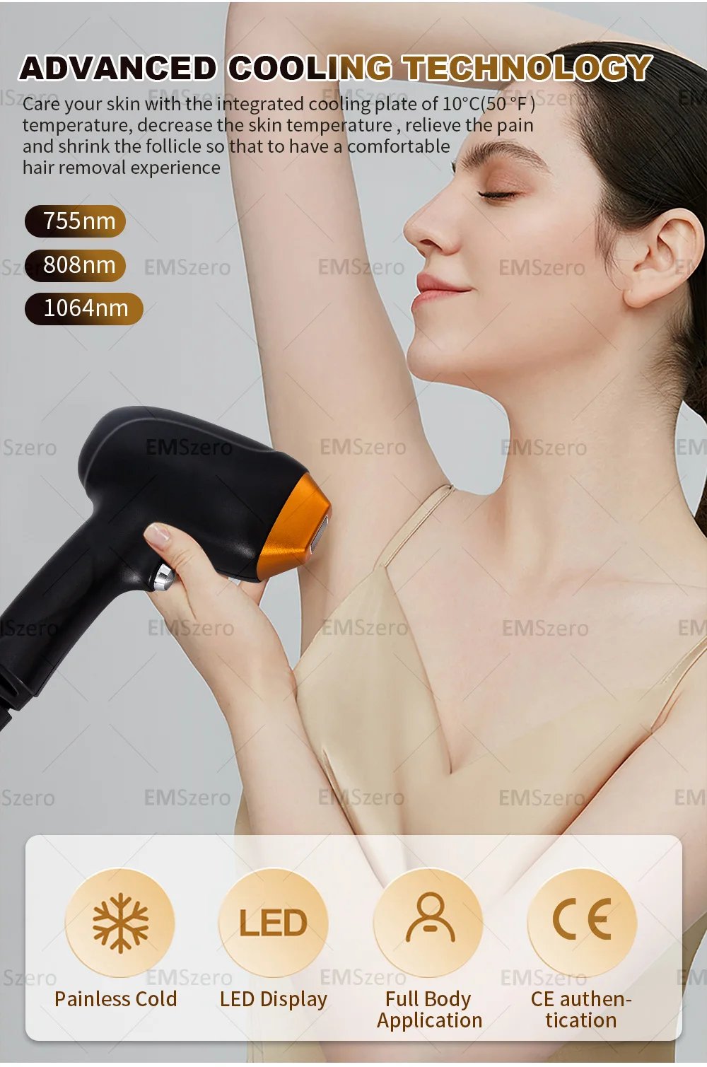 2in1 Soprano Titanium Ice Platinum Diode 755 808 1064nm 3 Wavelength Laser ND:YAG Machine Painless Hair Removal Machine 2025