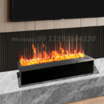 Atomizing Fireplace TV Wall Home Smart Room With Sound Of Firewood Cracking Water Steam Humidifier Vapour Electric Fireplace