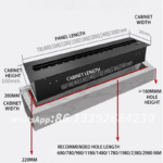 Atomizing Fireplace TV Wall Home Smart Room With Sound Of Firewood Cracking Water Steam Humidifier Vapour Electric Fireplace - Image 5