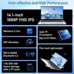 14.1'' Laptop Computer Windows 11 pro Intel Core i9 8950HK 16GB DDR4 1TB 2TB SSD Laptop Office Study Gaming Notebook PC Computer - Image 2