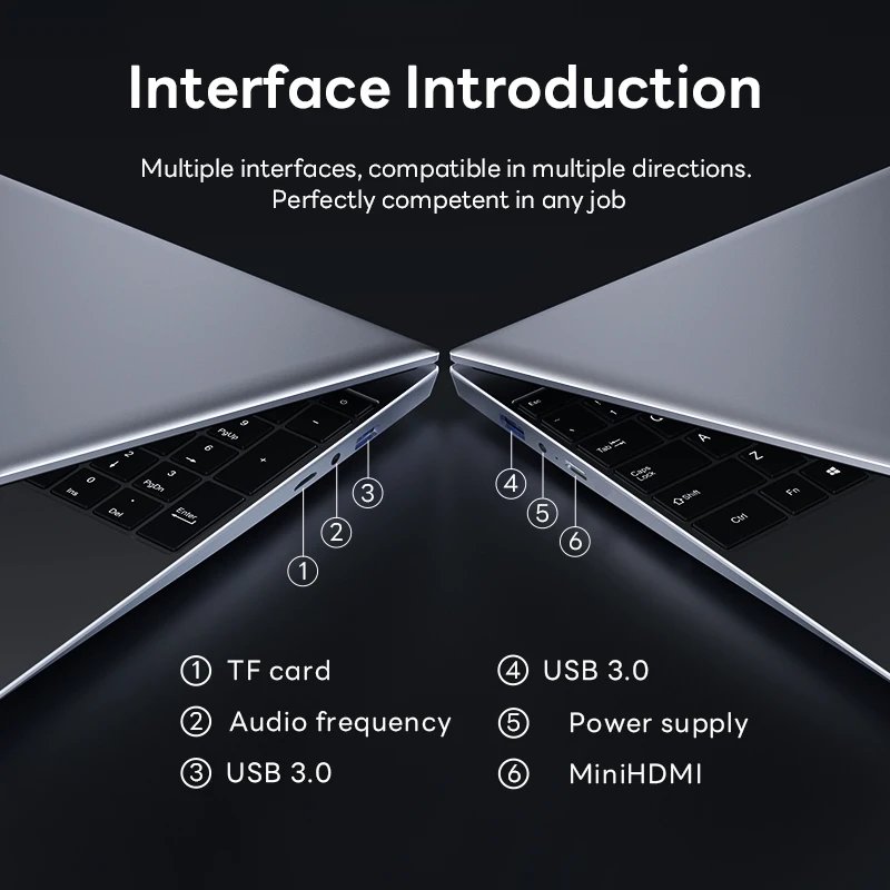 14.1'' Laptop Computer Windows 11 pro Intel Core i9 8950HK 16GB DDR4 1TB 2TB SSD Laptop Office Study Gaming Notebook PC Computer