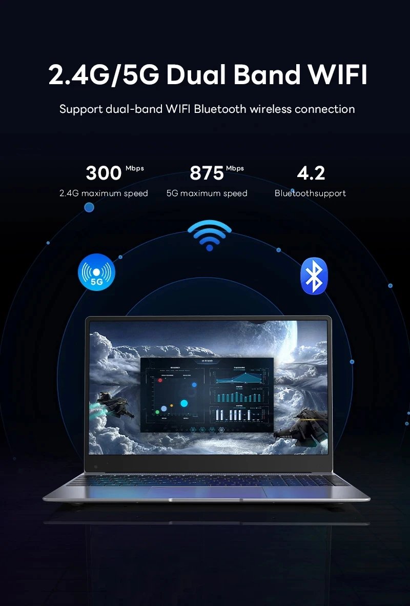 14.1'' Laptop Computer Windows 11 pro Intel Core i9 8950HK 16GB DDR4 1TB 2TB SSD Laptop Office Study Gaming Notebook PC Computer