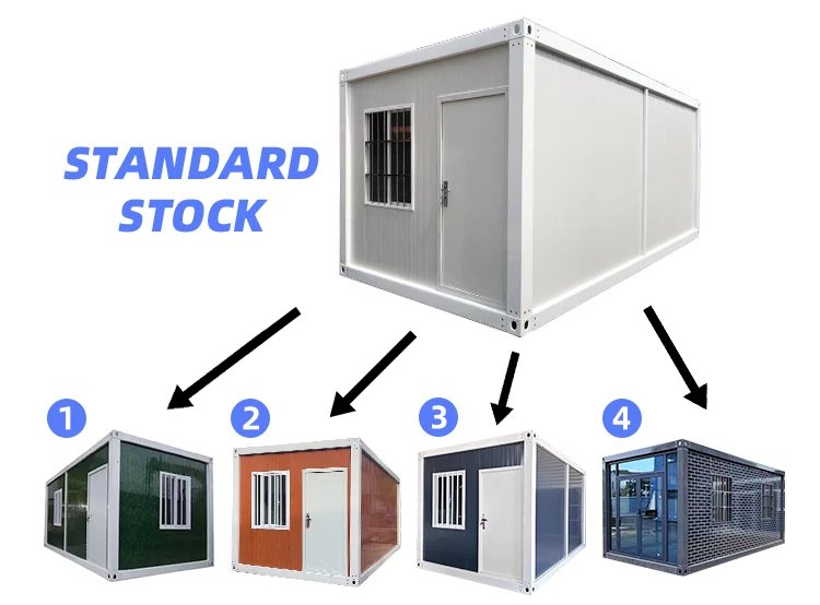40Ft Two Layers Triangle Roof Outdoor Terrace Modern Module Premade Hotel Style Apartment House 20Ft Tiny House For Sale 2 36340 2Fhjyj