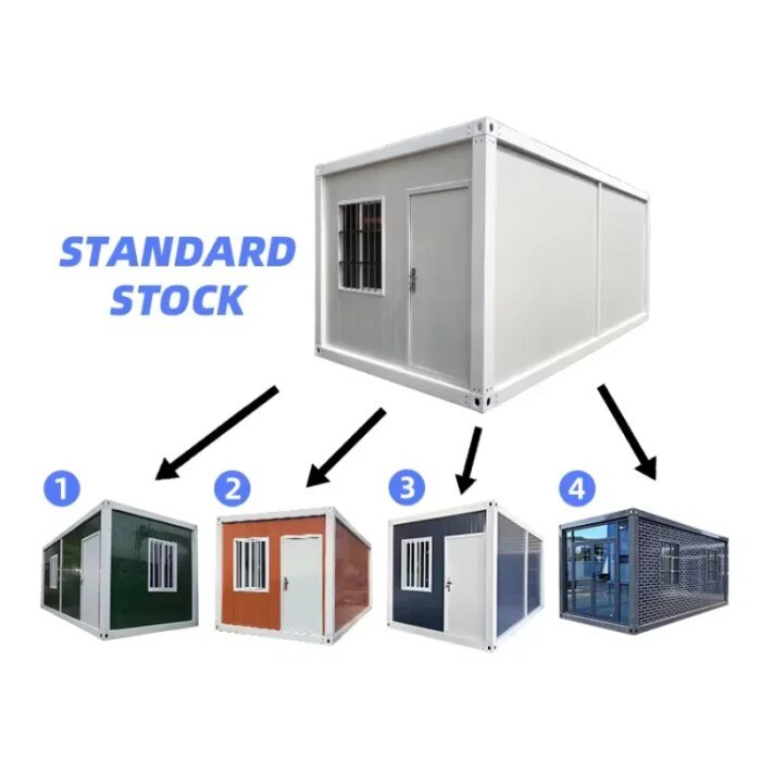 40Ft Two Layers Triangle Roof Outdoor Terrace Modern Module Premade Hotel Style Apartment House 20Ft Tiny House For Sale - Image 3