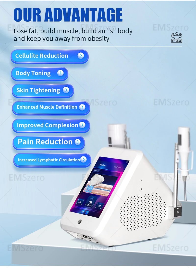Emszero 6500W 200Hz  Roller Slimming Cellulite Reduction Inner Ball Roller 360 Degree Infrared Vacuum Roller Massage Beauty