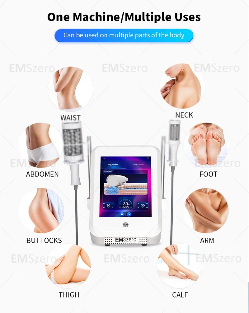 Emszero 6500W 200Hz  Roller Slimming Cellulite Reduction Inner Ball Roller 360 Degree Infrared Vacuum Roller Massage Beauty
