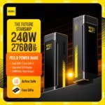 AOHI The Future Starship 240W 27,600mAh LED Display Power Bank with 3FT C-C Cable